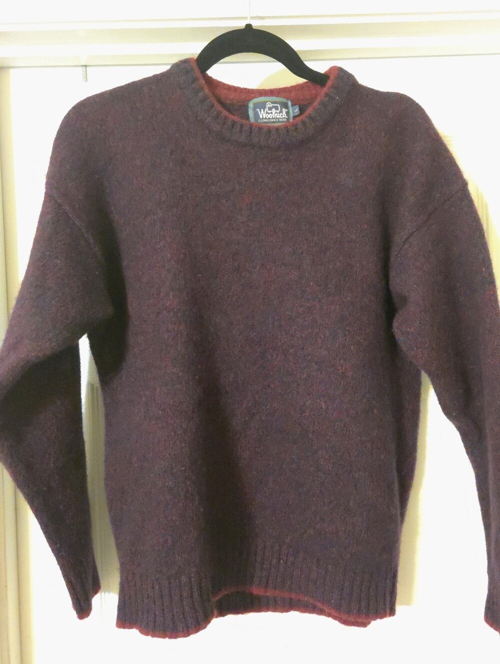 Vintage Woolrich marled wool-blend crewneck sweater